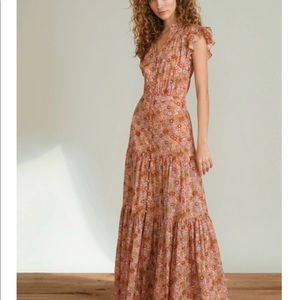 Veronica Beard Satori Floral Maxi Dress NWOT
